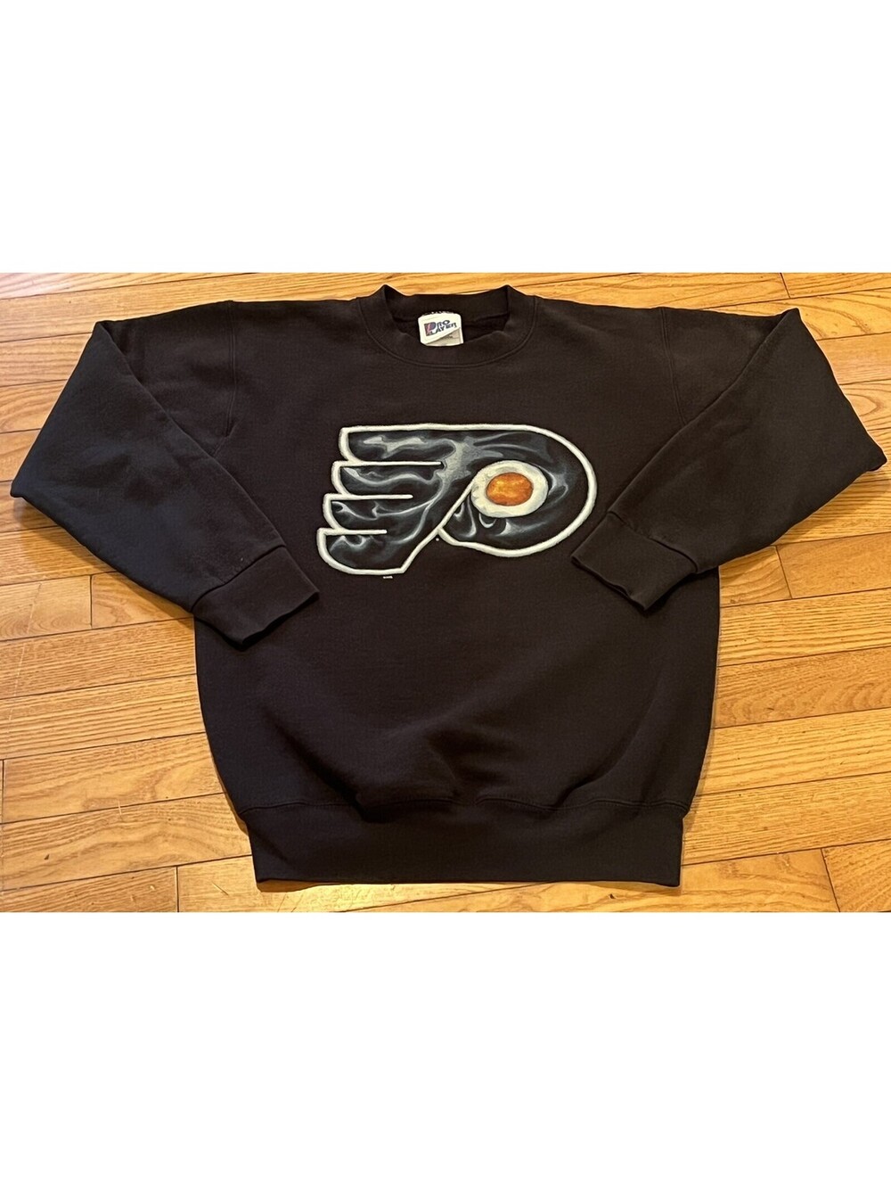 Vintage Philadelphia Flyers Crewneck Sweatshirt Pro Player Youth XL 14/16